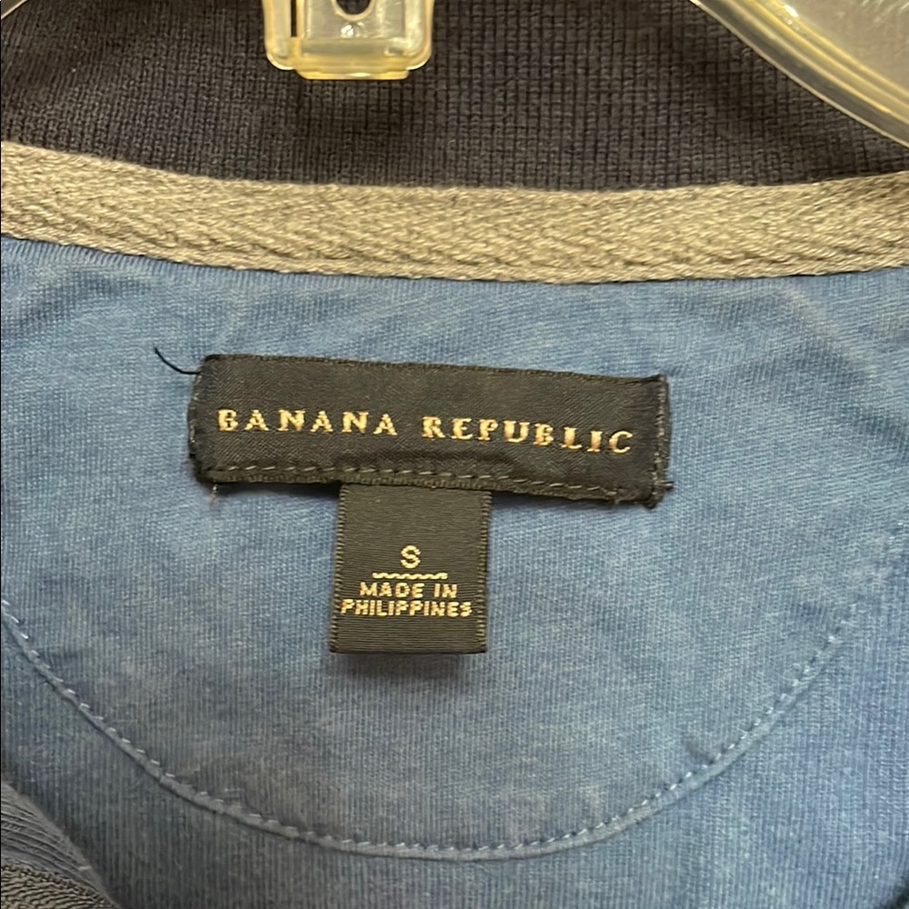 Blue Quarter-Zip Pullover - image 2